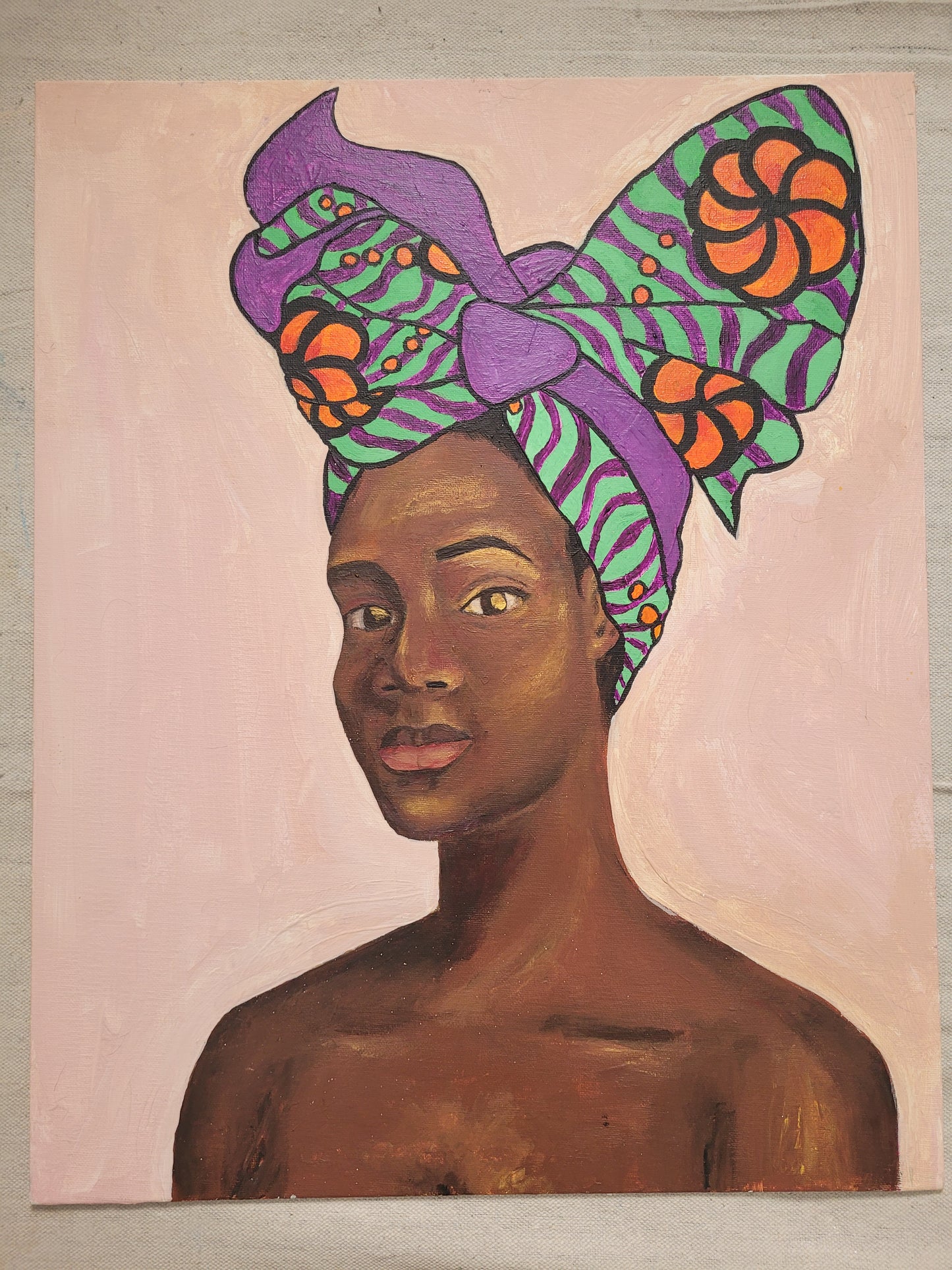 Woman in Headwrap