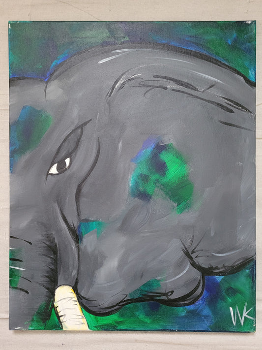 Elephant in Green